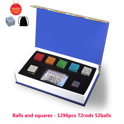 2025 diy Construction Designer Magnetic Set Beading Balling Building Colored Magneting CreativeStrip Effect Manicure Art Tools