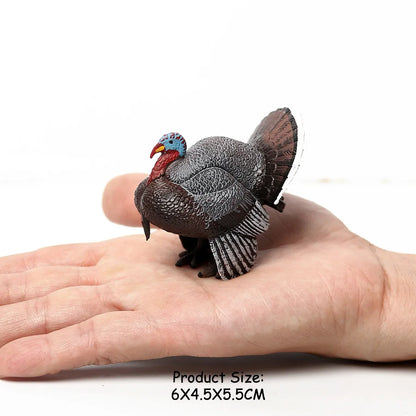 Simulated Bald Eagle Owl pelican Parrot Swan Birds Hand Painted Model Toy Figurine for Kids' Collection Science Educational Toys