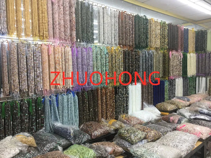 Natural Black Tourmaline AAA Quality Loose Stone Beads 4/6/8/10MM 15Inch For Jewerly DIY Making Bracelet Necklace