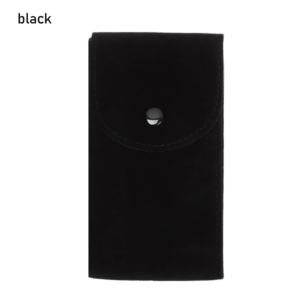 Portable Watch Bag Gift Shock-proof Press Velvet Snap Design Jewelry Box Watch Packing Pouch Storage Bag Single Watch Display