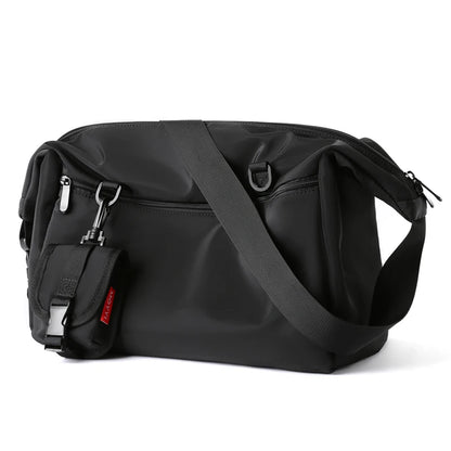 MOYYI INS Korean Style Men Messenger Bags Women Travel Casual Large Hobo Bag Waterproof Nylon Laptop Crossbody Shoulder Bag