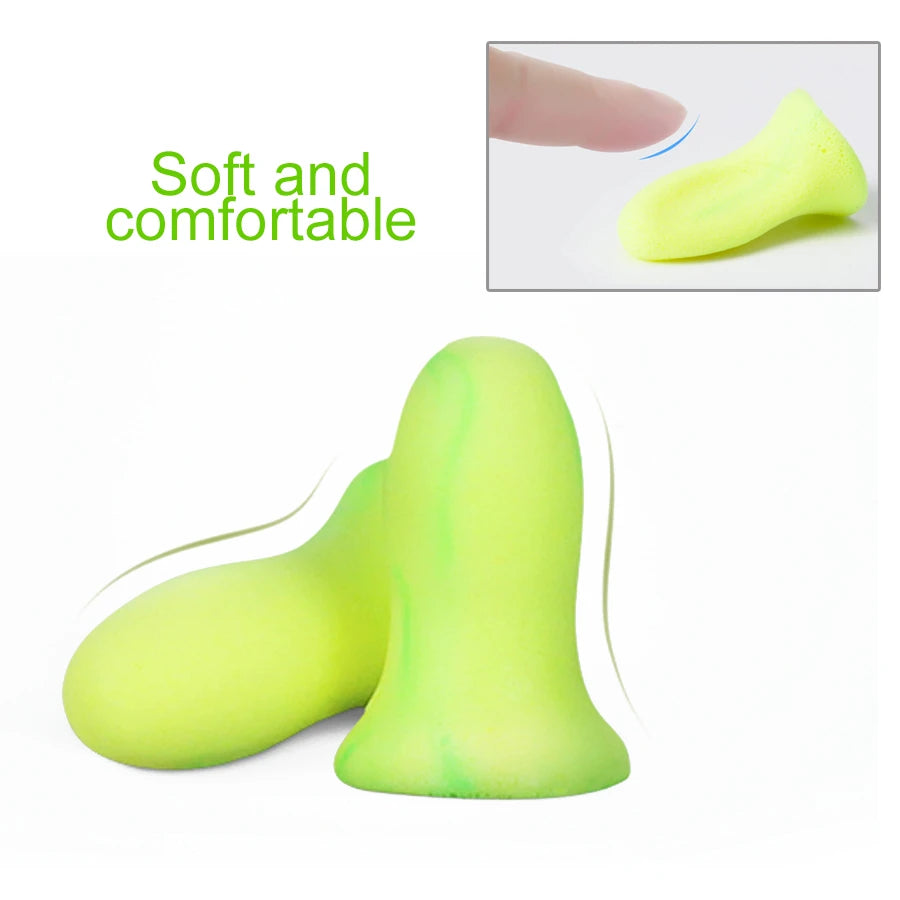 10Pcs Sleep Ear Plugs Noise Reduction Sound Insulation Earplugs Soundproof for Sleep Anti-Noise Sleeping Aid Ear Care Reusable