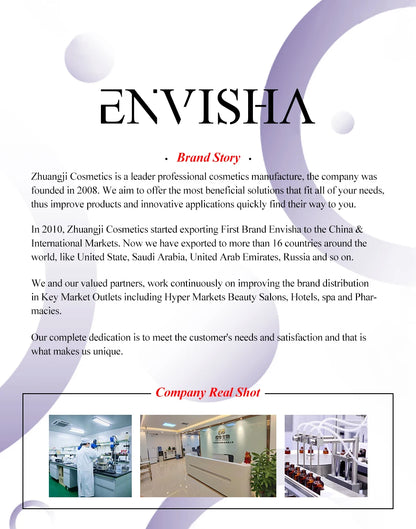 ENVISHA Rose Water For Face Facial Toner Organic Rose Petals Essence Moisturizing Serum Refresh Elastic Shrink Pores Skin Care