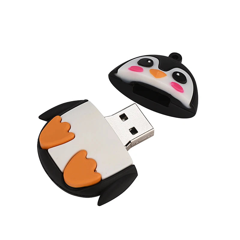 Cartoon Pendrive Owl Fox Bee USB flash drive lovely pen drive 4gb 8g 16gb 32gb 64gb animal pen drive memory stick