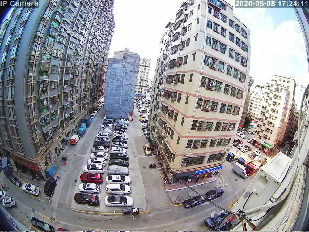 5MP Wifi Mini Kamera Panoramiczna Ip 1080P HD 1.7mm Obiektyw Rybie Oko CCTV Bezpieczeństwo Monitoring Sieciowy Bezprzewodowy Dźwięk Mikro Onvif Mała Kamera