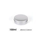 5ml-250ml Cosmetic Aluminum Cans Aluminum Boxes Silver Aluminum Tins Cans Screw Top Round Candle Spice Tins Cans Lid Containers