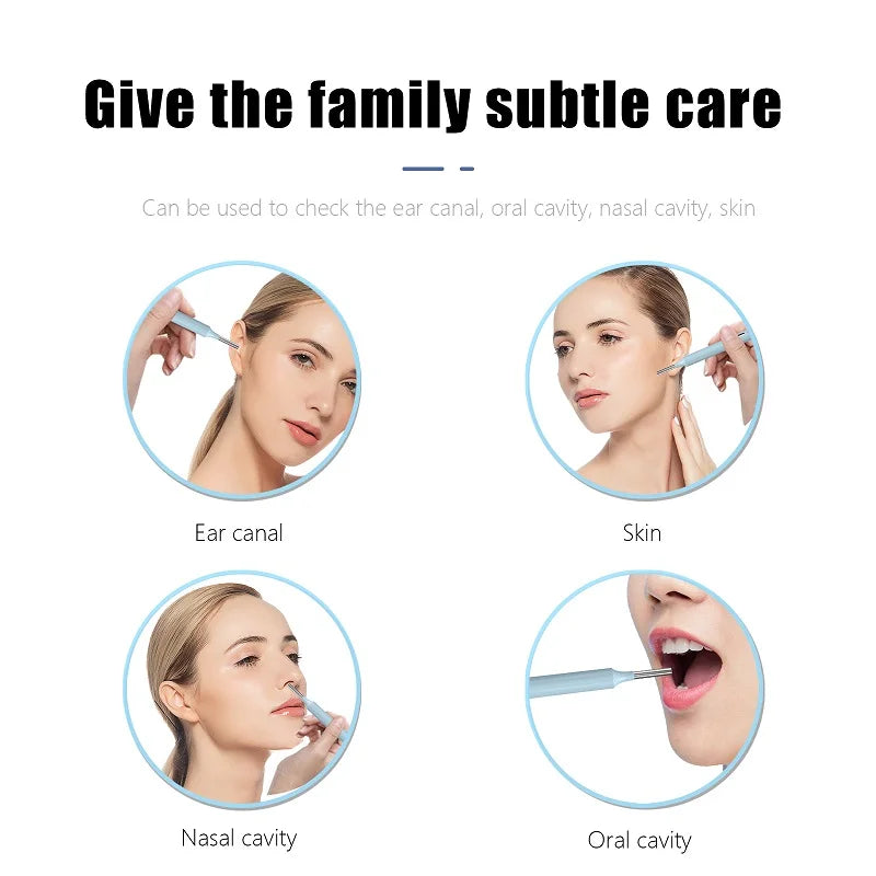 Smart Visual Ear Sticks HD1080P 4.2MM Camera WIFI Ear Pick Ear Cleaner Ear Spoon Wireless Endoscope Health Care Waterproof 6LEDs