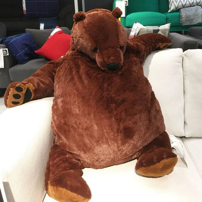 Cute Creative Giant Simulation Bear Toy Plush Stuffed Dolls Lifelike Home Sofa Decoration High Quality Kids Girls Birthday Gifts
