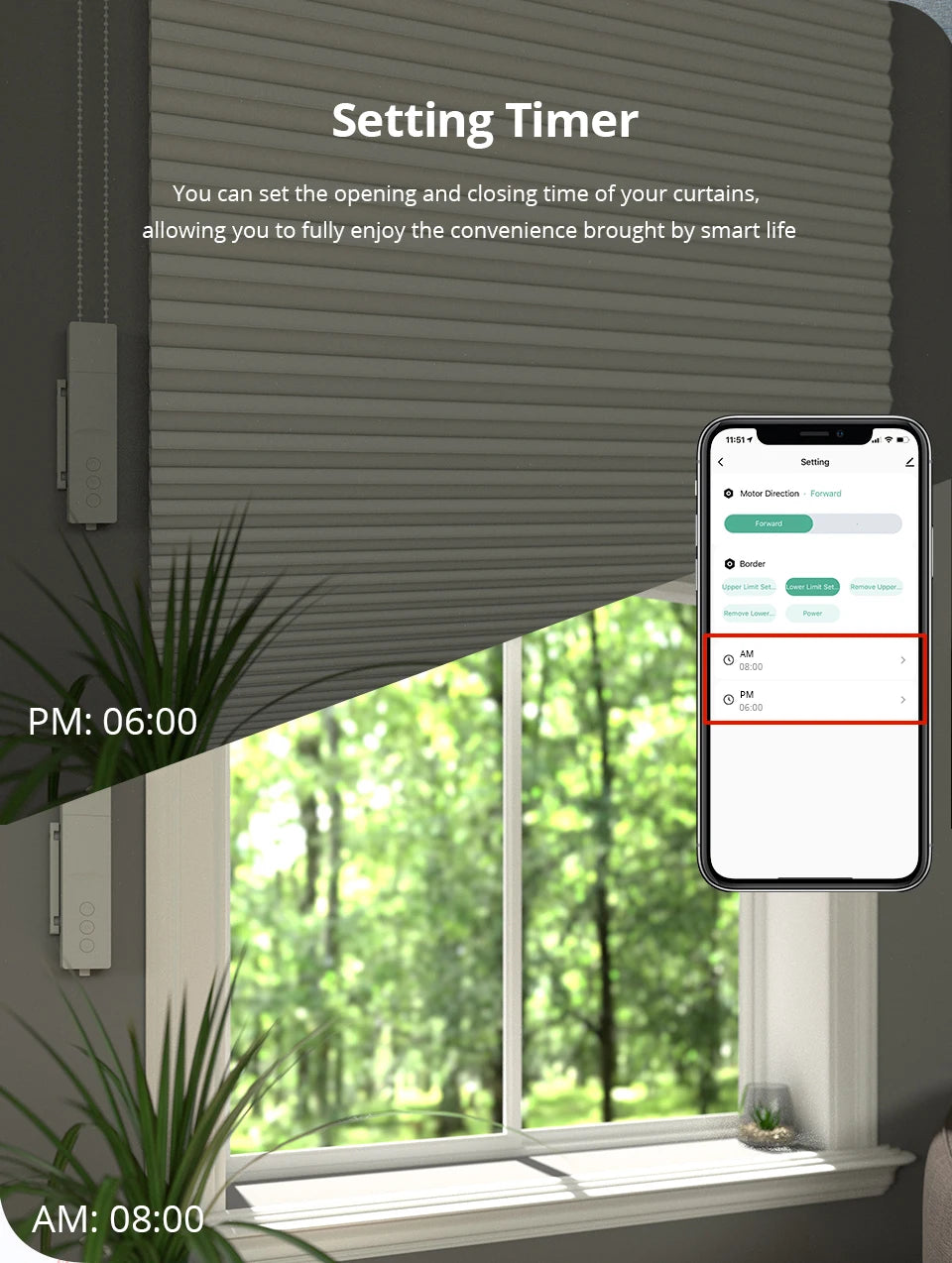 Zemismart Zigbee Smart Roller Shade Driver Electric Blinds Motor Power By Battery Works with Tuya Alexa Google Home Yandex Voice
