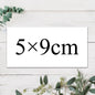 100-1000pcs Rectangle Custom Sticker and Customized Logos Wedding Birthday Baptism Stickers Design Your Own Personalize Sticker