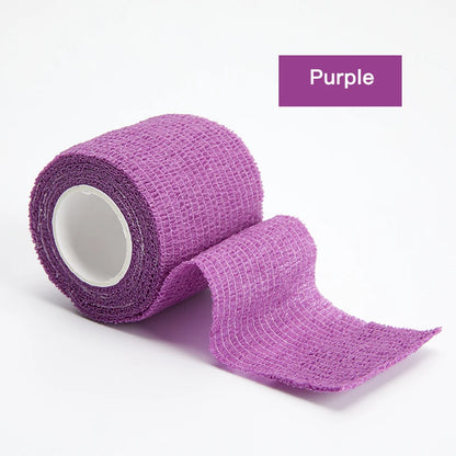 24 Pieces Self Adhesive Bandage Wrap Breathable Vet Wrap Cohesive Bandage First Aid for Pets Athletic Elastic Self Adherent Wrap
