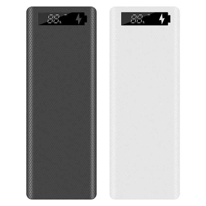 Welding Free 10*18650 Battery Storage Box 2 USB Power Bank Case 5/12V DIY Shell 18650 Battery Holder Case PD QC 3.0 Quick Charge