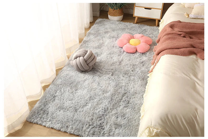 Washable Long Hair Carpet Living Room Coffee Table Fluffy Large Rugs 160x230 Girl Bedroom Thick Carpets In Door Non-slip Mats