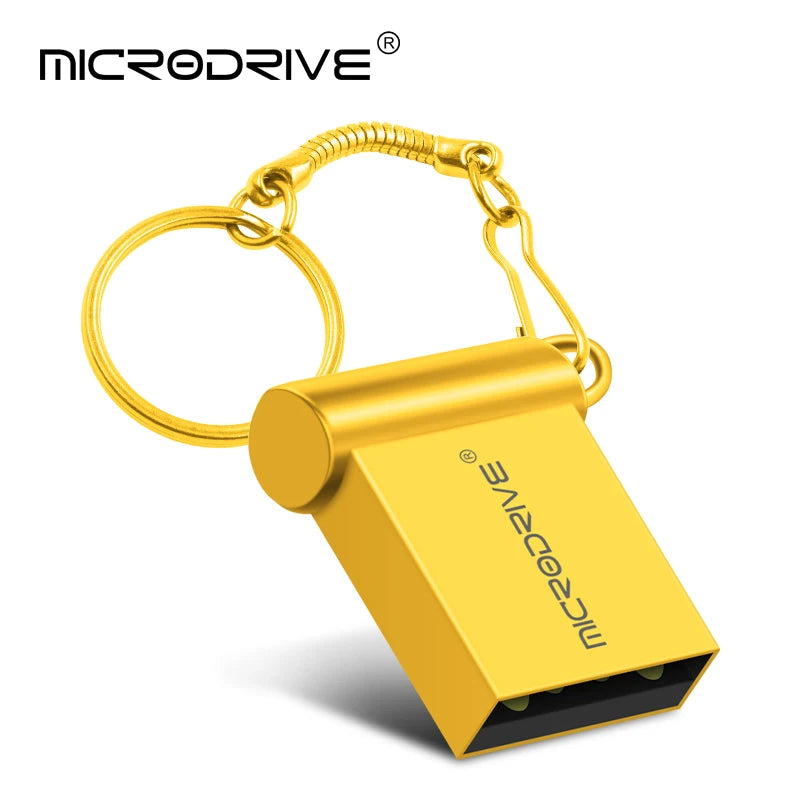 Metal Super Mini USB 2.0 4GB 8GB 16GB 32GB 64GB USB Flash Drive 128GB Pendrive 16GB Pen Drive U Disk Flash Memory