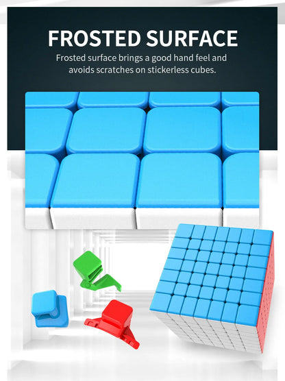 MOYU Speedcube Meilong Magic Cube Stickerless 4x4 5x5 6x6 7x7 8x8  Speed Puzzle Cubes Toys Gift