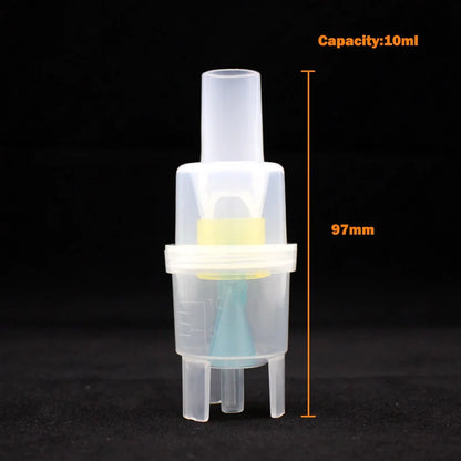 New 10ml Nebulizer Nhaler Parts Atomized Cup Inhaler Compressor Part Spray Injector Parts for Adult Child Family