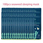 100 Pcs LAIKOU Moisturizing Sleeping Mask Sakura Snail Seaweed Centella Face Mask Tendering & Nourishing Oil-control Skin Care