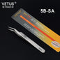100% brand Stainless Steel anti-static eyelash tweezers superhard Eyelash Extension tool Best Quality Tweezer