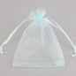 50/100pcs Colorful Organza Gift Bag 5x7 7x9 9x12 10x15 13x18cm Party Wedding Favors Candy Jewelry Packaging Drawstring pouches