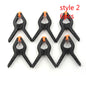4 /6 /10pcs Spring Clamps Fixture Plastic Fastening Clips For LCD Screen Phone Non-slip Handle Repair Tools Outillage