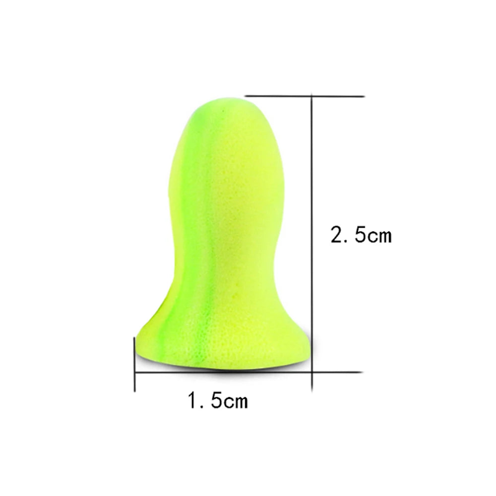 10Pcs Sleep Ear Plugs Noise Reduction Sound Insulation Earplugs Soundproof for Sleep Anti-Noise Sleeping Aid Ear Care Reusable