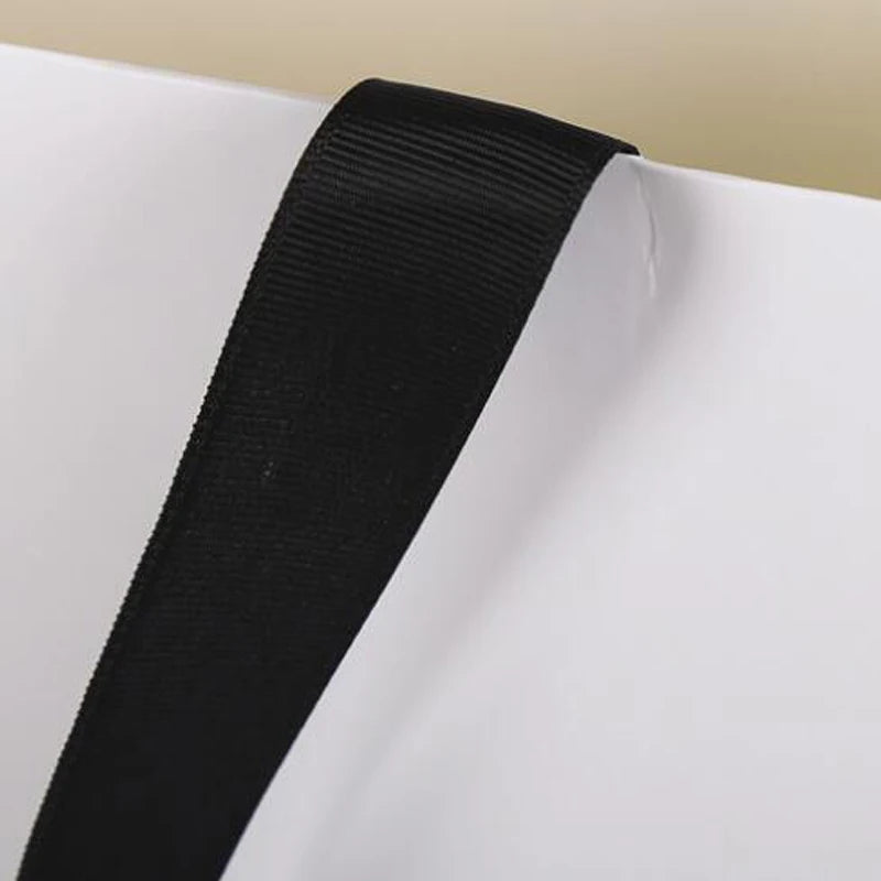 100pcs Custom LOGO Shopping Bags High Quality Thick Paper Tote Bags for Jewelry Bag
