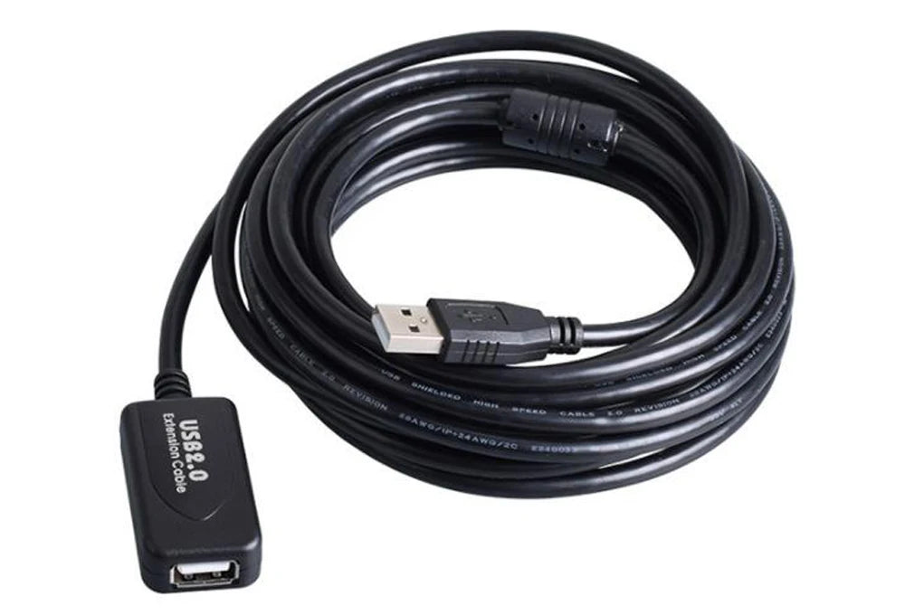 3M 5M 10M 15M 20M 25M 30M USB 2.0 Extension Cable Male to Female Active Repeater Wireless Network Card Extender USB Adapter Cord