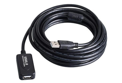 3M 5M 10M 15M 20M 25M 30M USB 2.0 Extension Cable Male to Female Active Repeater Wireless Network Card Extender USB Adapter Cord