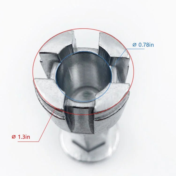 Tub Drain Remover Wrench      Dual Ended     Tool Zinc Alloy  for Bathroom