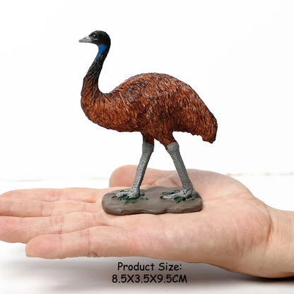 Simulated Bald Eagle Owl pelican Parrot Swan Birds Hand Painted Model Toy Figurine for Kids' Collection Science Educational Toys