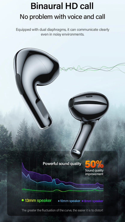 Lenovo LP40PRO/LP40 5pcs Wireless Earphone Bluetooth 5.0 Dual Stereo Noise Reduction Bass Touch Control Long Standby 230mA