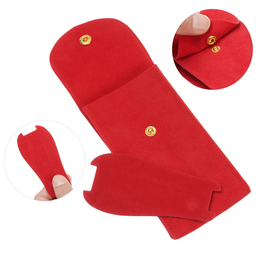 Portable Watch Bag Gift Shock-proof Press Velvet Snap Design Jewelry Box Watch Packing Pouch Storage Bag Single Watch Display
