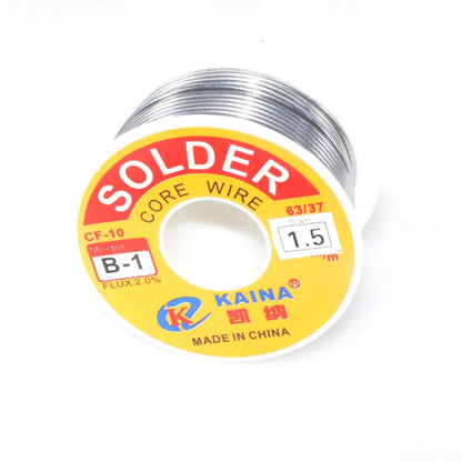 100G Rosin Solder Wire Tin B-1 63/37 CF-10 Flux 2.0% 0.5/0.6/0.8/1.0/1.2/1.5/2.0mm Welding Soldering Iron Cord Reel
