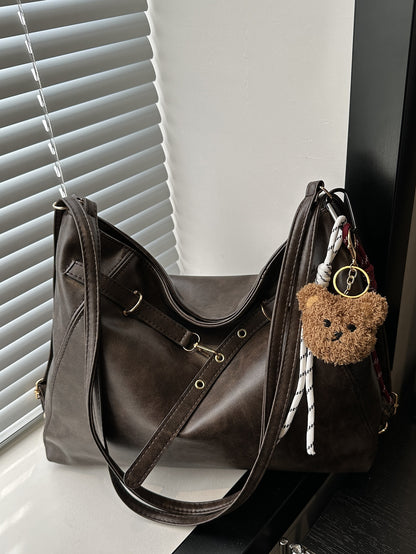 Maillard Vintage Backpack Women's Autumn and Winter 2024 New Fashionable Tote Bag Casual Large Capacity Backpack