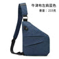 Right shoulder gun bag cross-border wholesale nylon chest bag men's lightweight simple large capacity messenger bag casual close-fitting shoulder bag