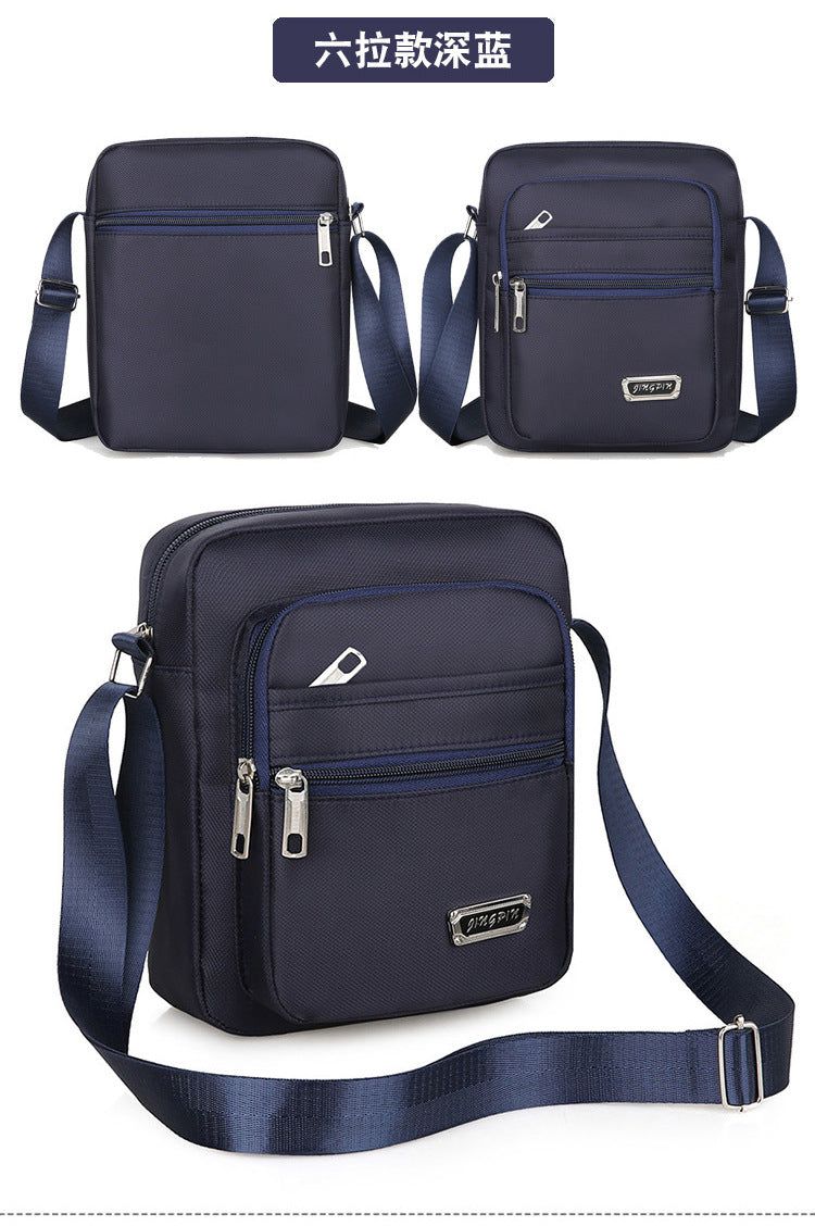 Waterproof Men Crossbody Bags Male Nylon Shoulder Bags Boy Messenger Bag Man Handbags For Travel Casual Large Satchel Grey Bags