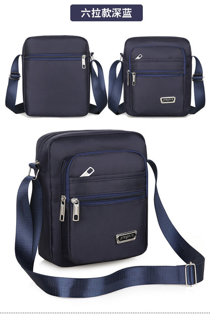 Waterproof Men Crossbody Bags Male Nylon Shoulder Bags Boy Messenger Bag Man Handbags For Travel Casual Large Satchel Grey Bags