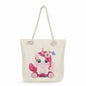 Spot wholesale cartoon cute animal shoulder bag simple large capacity handbag lazy style literary tote bag