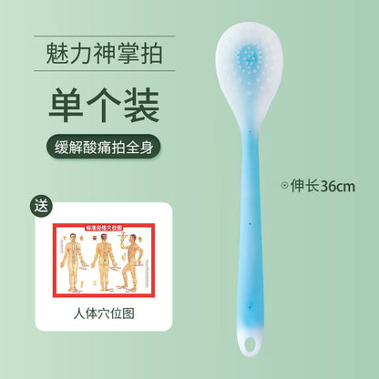 Meridian massage board silicone health care home massage stick fitness massage scraping board massage acupuncture point massage hammer