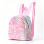 Foreign Trade Cross-border Hot-selling Backpack Women's Rainbow Multicolor PU Quilted Mini Backpack Fashion Casual High-end Sense Schoolbag