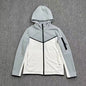 2024 Spring and Autumn Casual Sports Cotton Air Layer Hooded Zipper Cardigan Men's Jacket 490 Coat