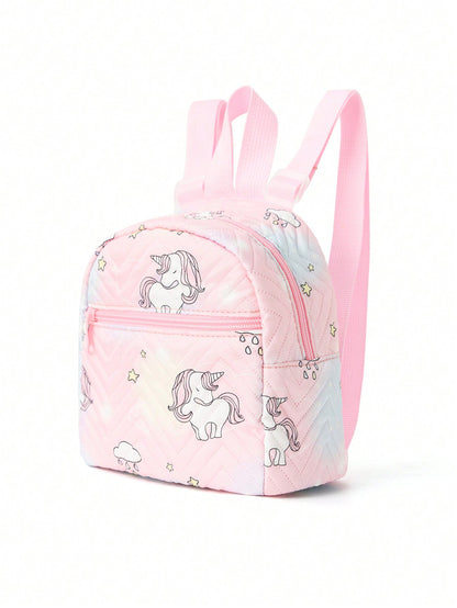 Foreign Trade Cross-border Hot-selling Backpack Women's Rainbow Multicolor PU Quilted Mini Backpack Fashion Casual High-end Sense Schoolbag