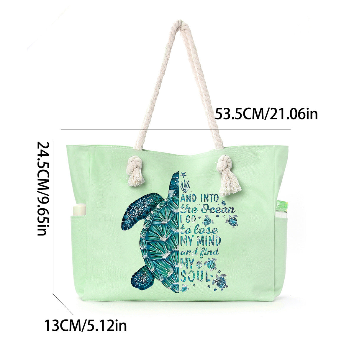 Feihong Cross-Border Large-Capacity Beach Bag Women's Bag Armpit Shoulder Bag Simple and Versatile Casual Storage Canvas Bag