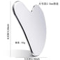 Factory direct stainless steel large heart-shaped scraping plate hand face scraping metal massage beauty tools wholesale