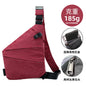 Right shoulder gun bag cross-border wholesale nylon chest bag men's lightweight simple large capacity messenger bag casual close-fitting shoulder bag