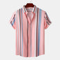 Cross-border AliExpress Amazon foreign trade floral popular men's long short sleeve casual plus size shirt wholesale Men's