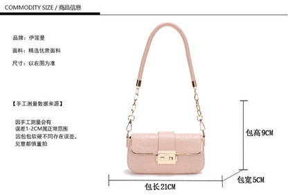 2026 New Style Bag, Single Shoulder Crossbody Bag, Spring and Summer Women's Bag, Original Simple and Elegant Small Square Bag, Versatile Small Bag