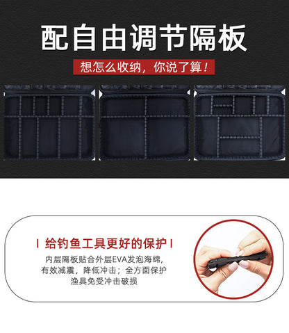 Fishing Gear Tool Bag Multifunctional Fishing Supplies Equipment Storage Box Thickened Fishing Gear Bag Fishing Tools Oxford Cloth Bag