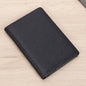 Men's Genuine Leather Card Holder Customized Litchi Pattern Top Layer Cowhide Credit Card Holder Anti-Magnetic RFID Customized 8106