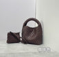 PU handmade woven bag summer high-end niche design women's bag handbag shoulder bag vegetable basket Ins bag